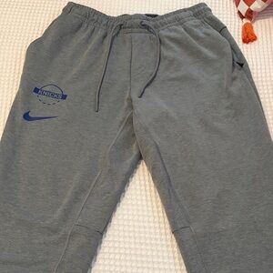 Nike Men’s Gray and Blue Joggers